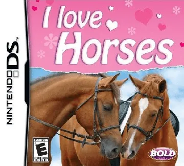 I Love Horses (USA) box cover front